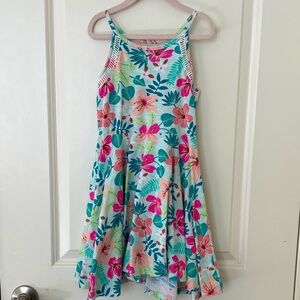 Jumping Beans Tropical Girls Dress. Size 6X🩵